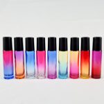 10ml Gradient Glass Roller Bottle with lid