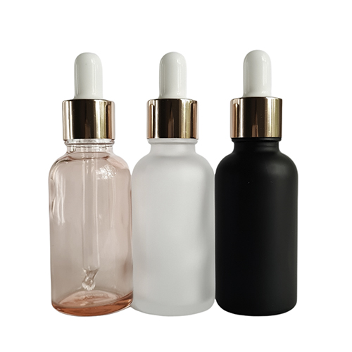30ml Dropper Bottle with Rose Gold & White Pipette