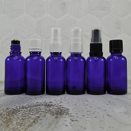30ml Blue Dropper Bottles with Closures