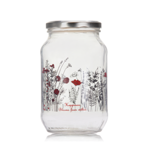 Jar Flower Red 1litre