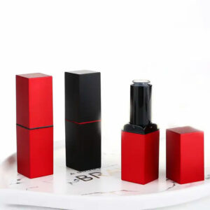 Empty Lipstick Container, Red lipstick container, black lipstick container