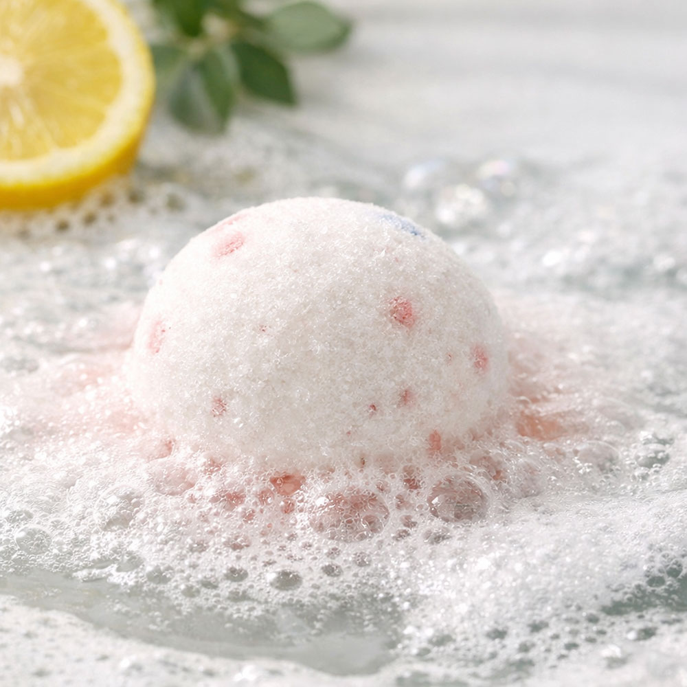 Bath Bomb with Sodium Citrate