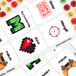 Gamer Roller Bottle Stickers