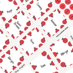 Lady Bug Stickers