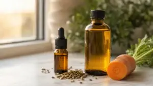 Carrot Seed Oil, Essential Oil Vs Carrier Oil, Benefits for Skincare, carrot seed essential oil