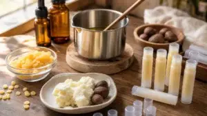 How to Make Natural Lip Balm; Ingredient Deep Dive; Lip Balm Kits; Lip Balm Tubes