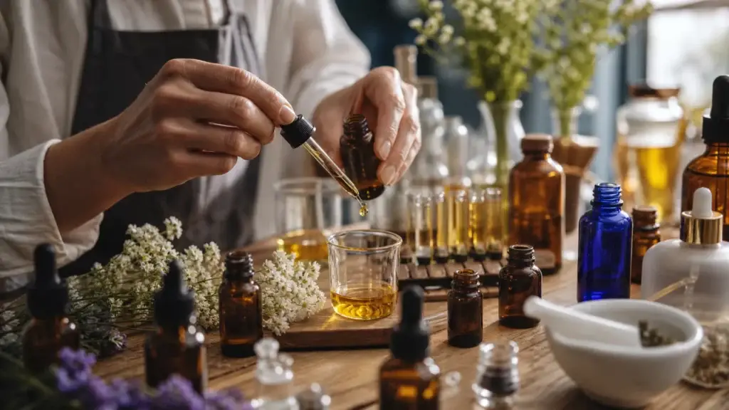 Mixing Perfume With Essential Oils, Base Notes, Middle Notes, Top Notes, Mixing Ratios Guide